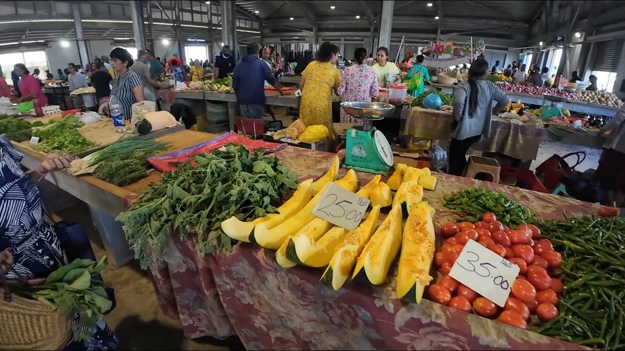 Le marché de Goodlands à l'île Maurice