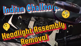 Indian Challenger Headlight dissembly prt6