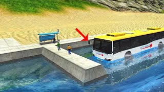 Sea Bus Driving Tourist Coach Bus Duty Driver । Coach Bus Driving Game । Android Gameplay screenshot 4