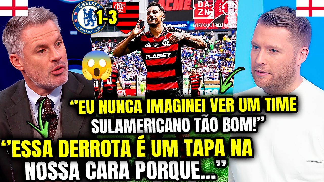 🚨 MÍDIA INGLESA PERDEU A LINHA! olha oque ELES FALARAM da VITORIA do FLAMENGO de 3 a1 no CHELSEA!