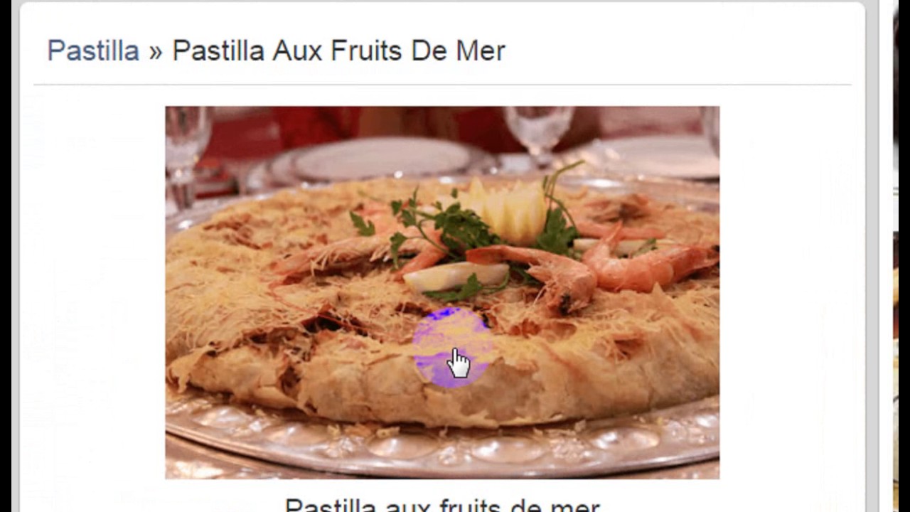 Pastilla » Pastilla aux fruits de mer Recettee YouTube
