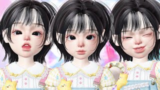 zepeto face tutorial┊cute soft baby girl face (tutorial oplas zepeto girl)┊sanisfied screenshot 1