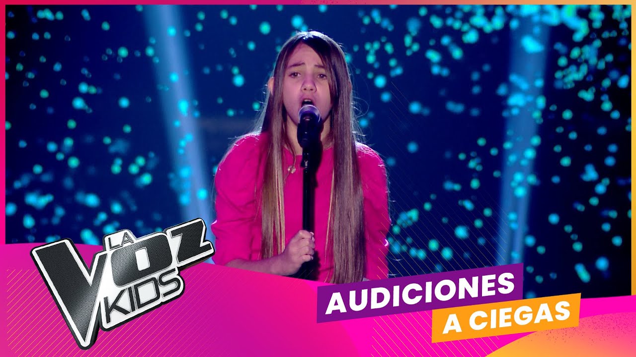 Ariana Sosa canta Con el viento a tu favor | Audiciones a ciegas | La Voz Kids Uruguay 2023