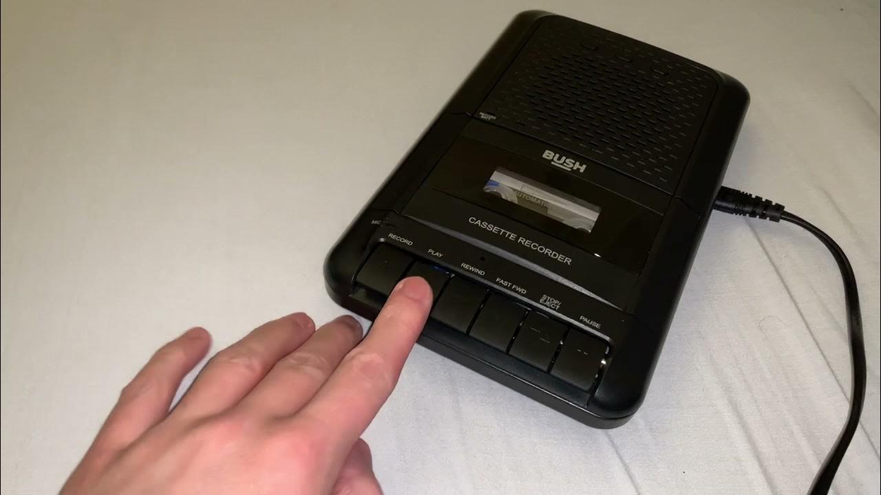 Bush Portable Cassette Player / Recorder KCS317 Quick InAction