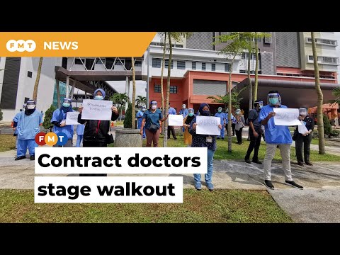 Doctors go on strike for better pay, terms