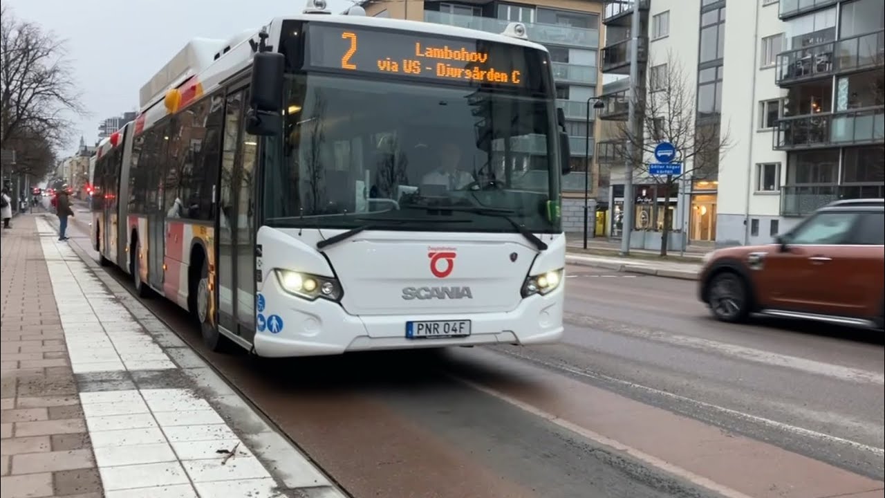 Resa med buss 2 Scania Citywide Linköping resecentrum-Tinnerbäcksbadet