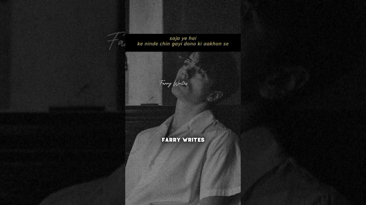 Black Screen Status ✨| Shayari Status | Sad Status for Whatsapp | Farry Writes Shayari 