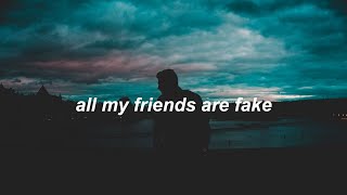 all my friends are fake || Tate McRae Lyrics chords