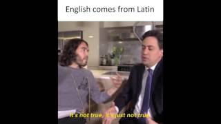 English comes from Latin