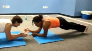 Partner planks