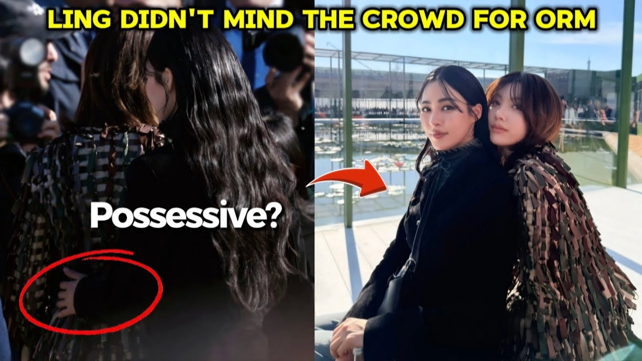 (LingOrm) Ling Claiming Orm Right Infront of the crowd during Dior PFW26