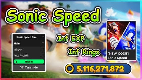 [OP] Roblox Sonic Speed Simulator Script - Infinite EXP | Infinite Rings 2023