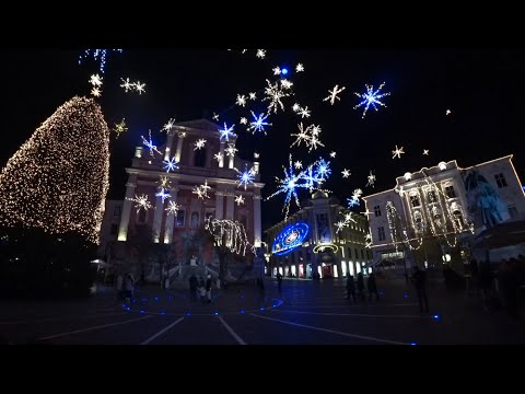 Рождество в Словении: Любляна.