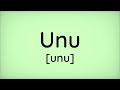 Unu (Esperanto)