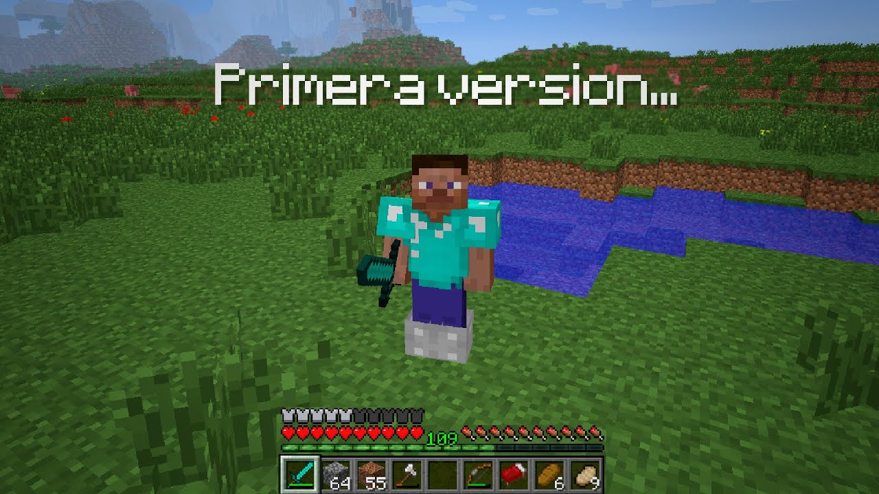 PASE el MINECRAFT en la PRIMERA VERSIÓN