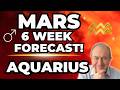 Aquarius Forecast | MARS IN TAURUS FOR 6 WEEKS!