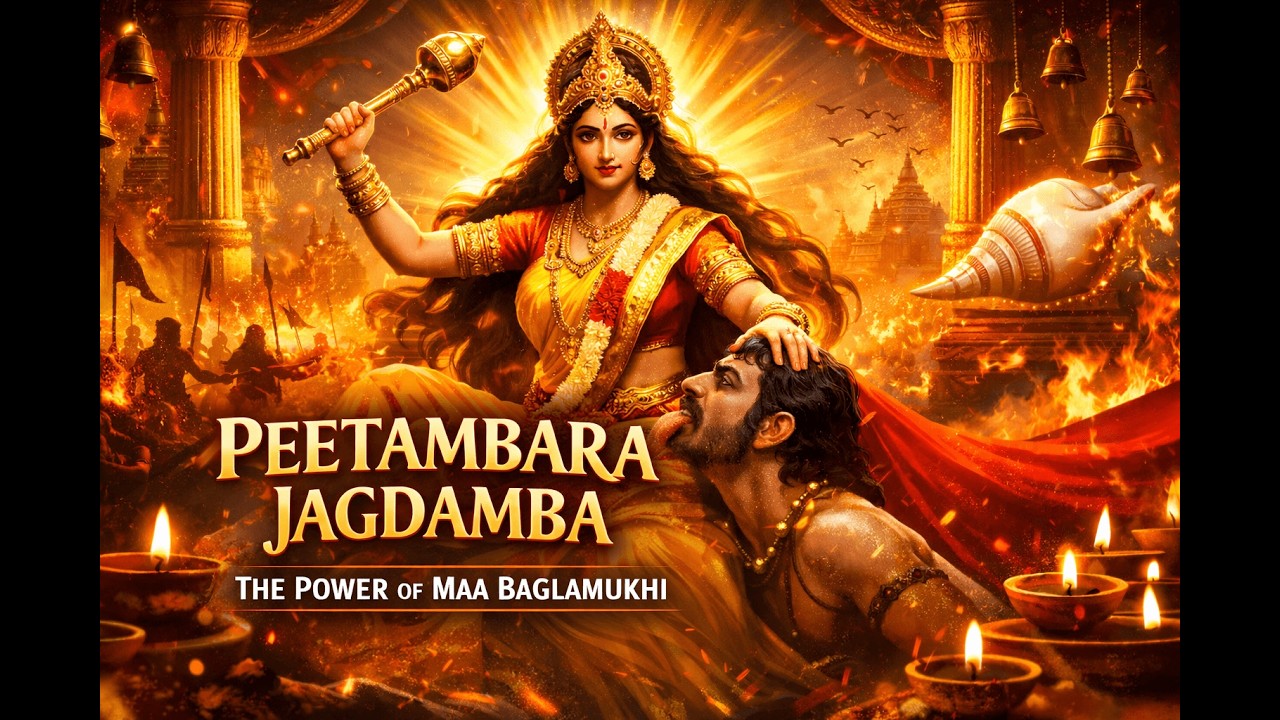 Powerful Maa Baglamukhi Devotional Song| Destroy Negativity & Win Every Battle | Peetambara Jagdamba