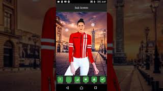 Women jacket photo suit editoe screenshot 2