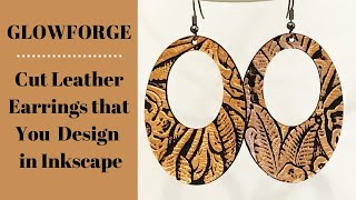 Make an Earring SVG File for Use in the Glowforge, Cricut or Silhouette