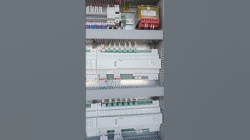 DDC panel termination. BMS system #bms #electrician #ddc