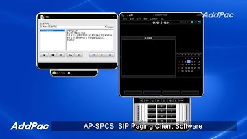 AP-SPCS  SIP Paging Client Software(SIP 페이징 클라이언트 소프트웨어) | AddPac