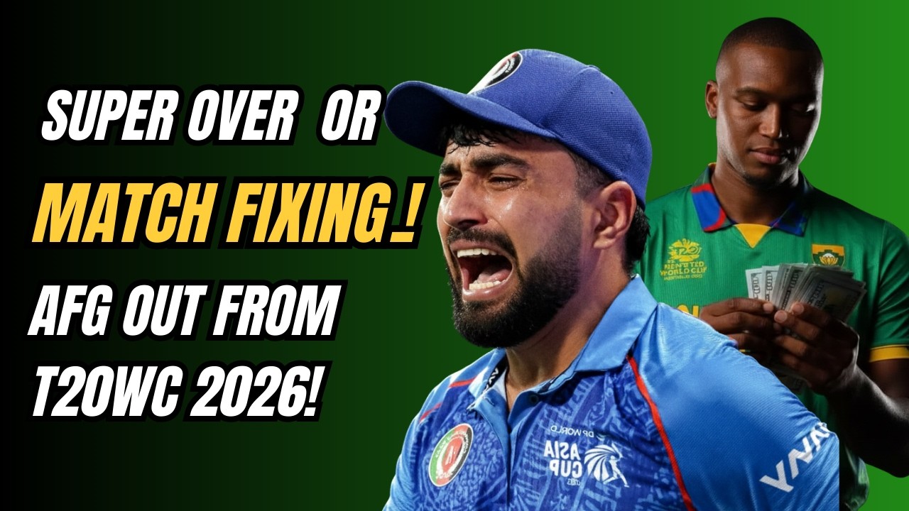 SA vs AFG 2 Bar Super Over | Thriller Ya Match Fixing #savsafg