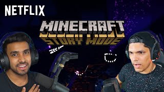 Minecraft Story Mode ft. @Mythpat & @TechnoGamerzOfficial | Netflix India screenshot 5