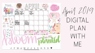 Digital Plan With Me: April 2019