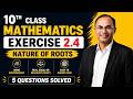 10th Class Math Exercise 2.4 Full Solution | Nature of Roots