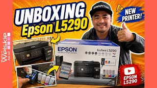 Unboxing the latest EPSON L5290 with 3in1 Features||Biyahe ni Welskie