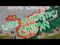 History Summarized: Imperial China