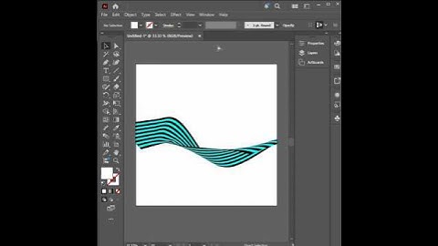 Dynamic 3D Line Wave Art with Optical Illusion Effect in Adobe Illustrator  #illustartion #drawing