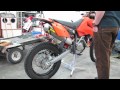 KTM 525 EXC Stock muffler vs FMF Q4