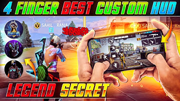 TOP 3 BEST CUSTOM HUD FOR 4 FINGER CLAW | BEST 4 FINGER CUSTOM HUD FOR 2 FINGER PLAYER
