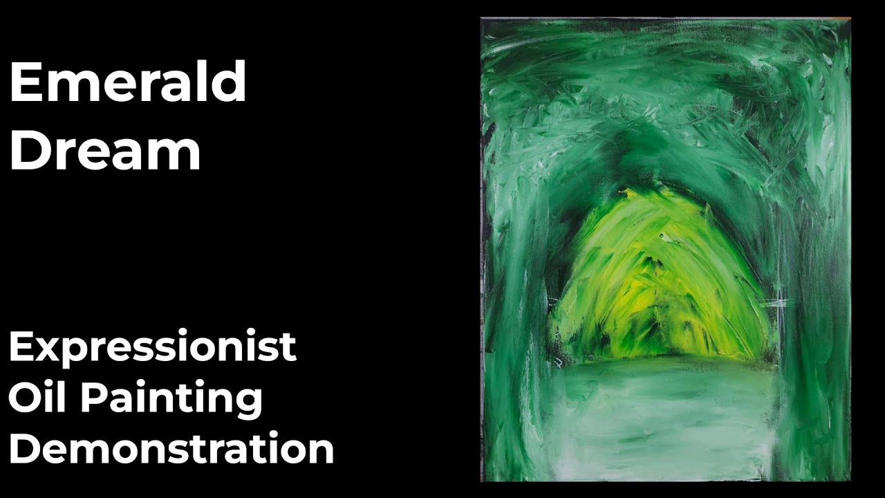 Emerald Dream (NO. 121) | Oil + Cold Wax Portal