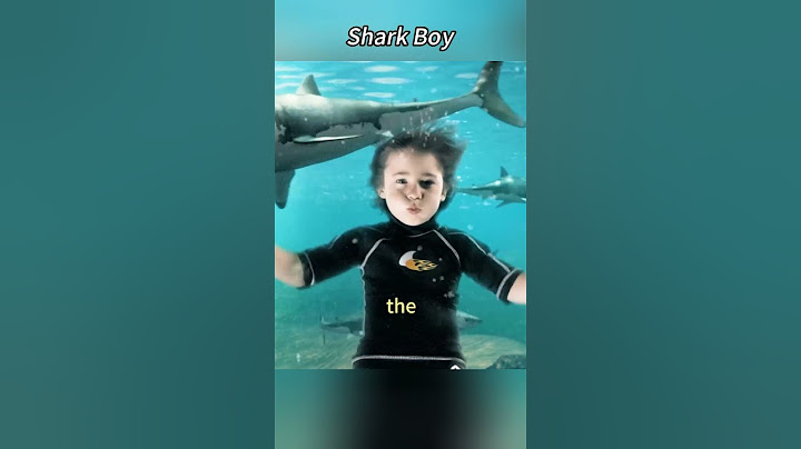 A little boy was raised by a shark and gained super powers, allowing him to live in #viralvideo