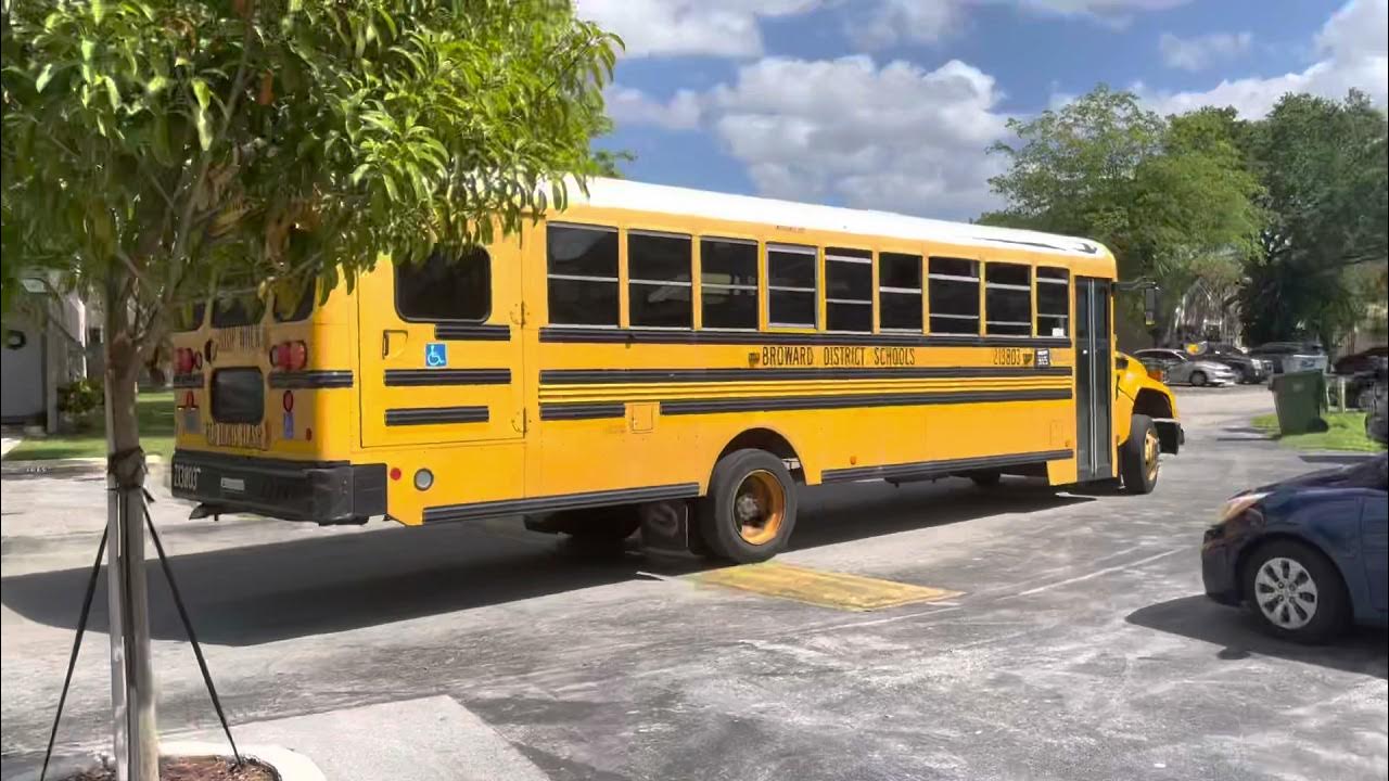 2013 Bluebird Vision Broward District School Bus YouTube