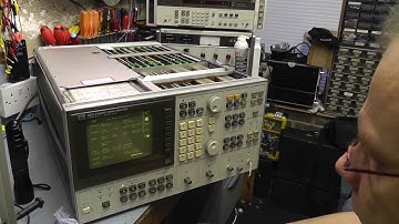 Hp 3562a Dynamic signal analyser Pt1. First look.