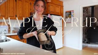 'White Bread' Sourdough Bread + Making Maple Syrup from Scratch | Spring