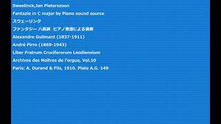Sweelinck,Jan Pieterszoon  Fantazie in C major by Piano sound source
