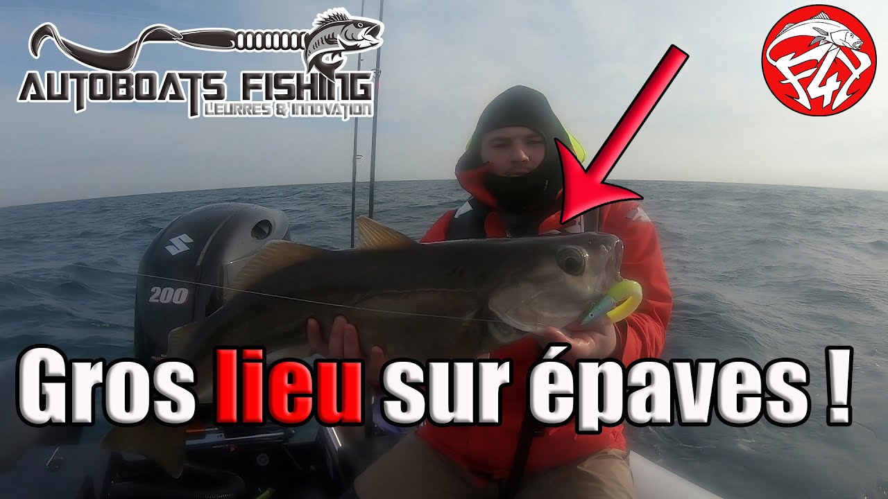 PÊCHE DU LIEU SUR ÉPAVES : GROS POISSONS DANS DES CONDITIONS MUSCLÉES ! FT Autoboats Fishing