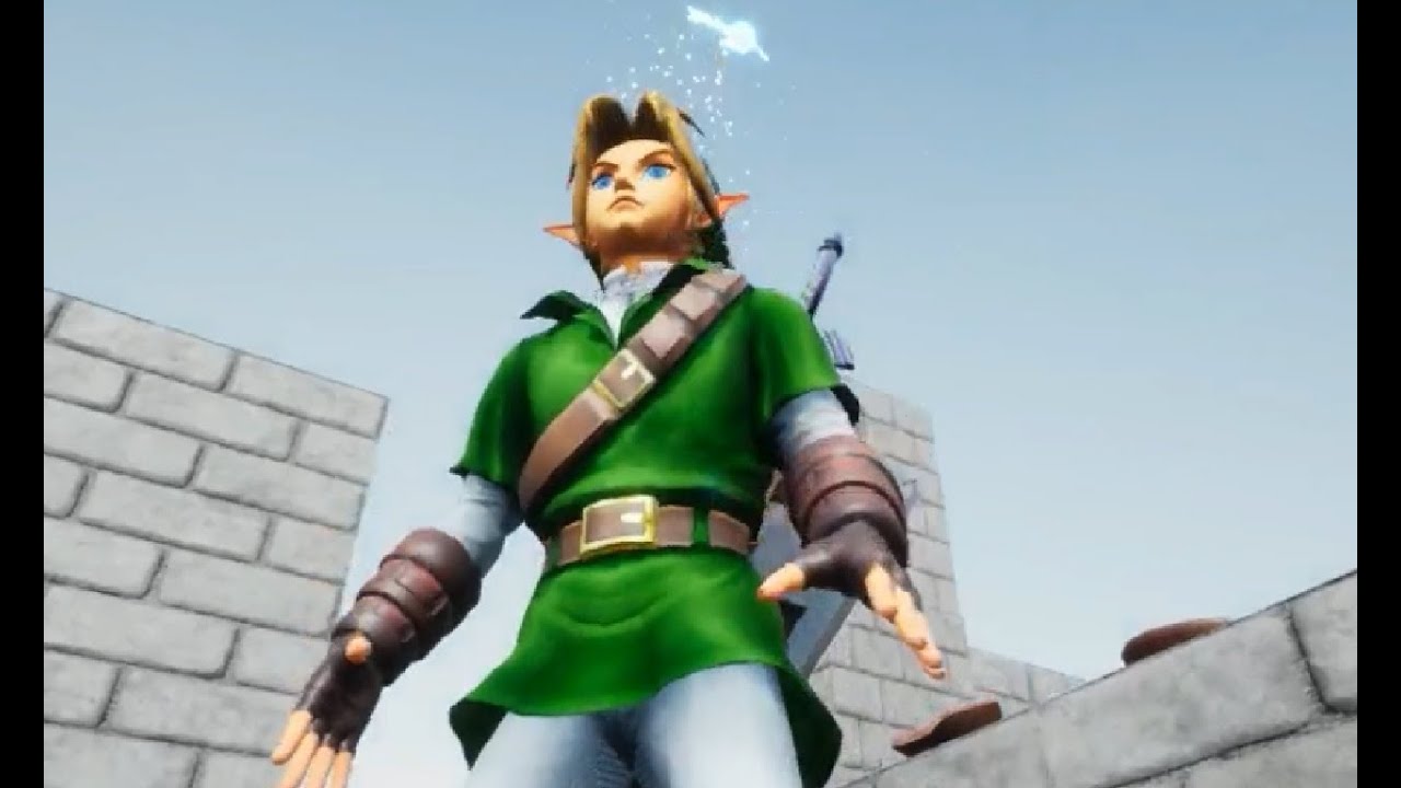 Zelda Ocarina of Time UE4 Link Rage (demo) [PC] Gameplay YouTube
