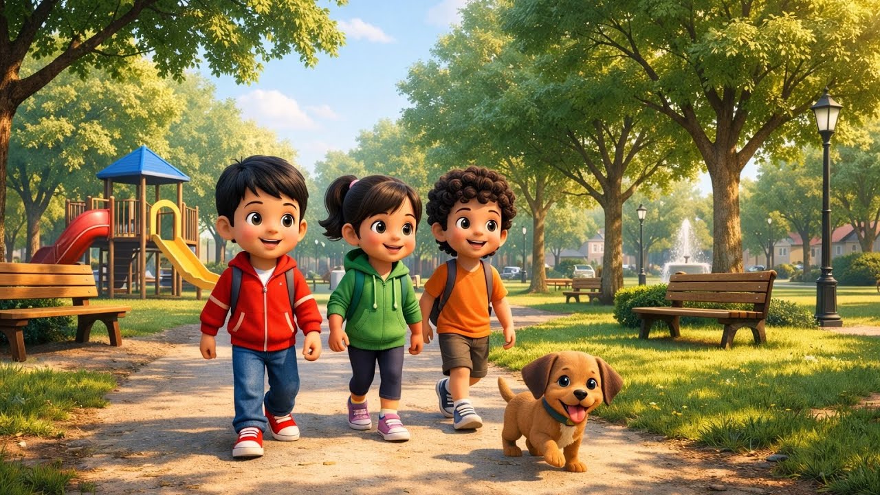EP 07: Clean Park, Happy Friends 😊 Kids Story  