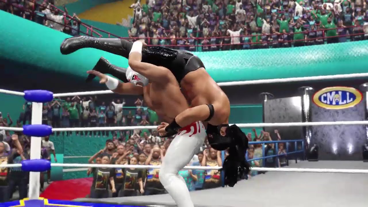 WWE 2K25 mods || CMLL ARENA PUEBLA (Soberano Jr vs Bandido)
