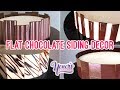 FLAT CHOCOLATE SIDE DECOR Tutorial | Yeners Cake Tips with Serdar Yener