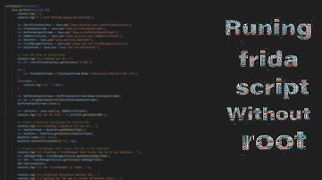Running frida script without root android