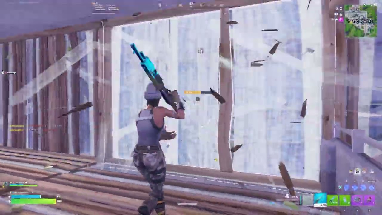 Yer bird puts esdee kid on shuffle while hitting back and biceps