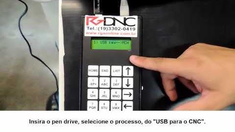 Receber programa no CNC do RGDNC P "MAZATROL" COMANDO MACH