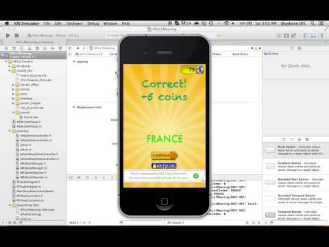 Demo of "4 Pics 1 Word" iPhone full Source Code - AppsFresh