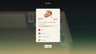 Coral Island - How to Cook Apple Pie screenshot 5